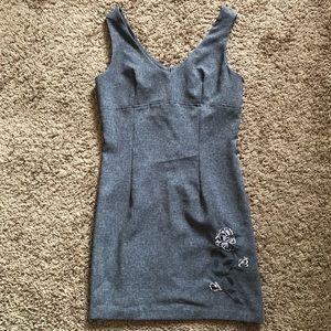 SUMMIT COLLECTION Gray Fitted Dress